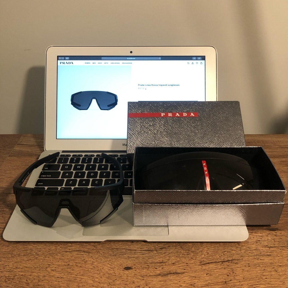 Get ready to turn heads with Prada Linea Rossa Impavid sunglasses ✈️✈️✈️